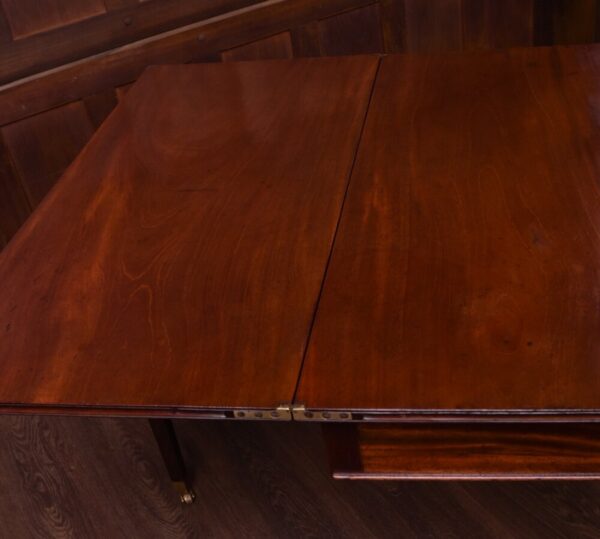 Georgian Mahogany Fold Over Tea Table SAI1850 Antique Furniture 14