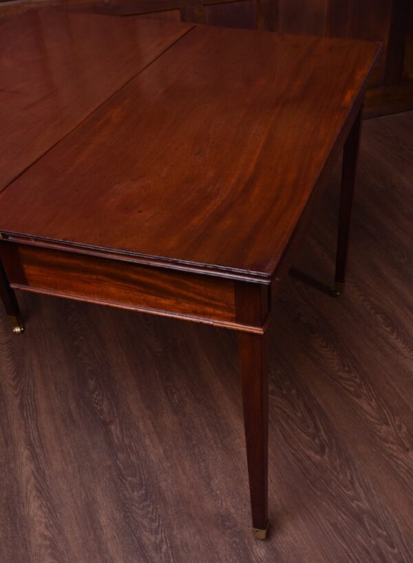 Georgian Mahogany Fold Over Tea Table SAI1850 - Image 13