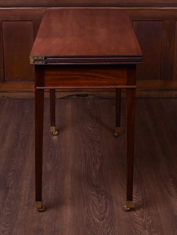 Georgian Mahogany Fold Over Tea Table SAI1850 Antique Furniture 16