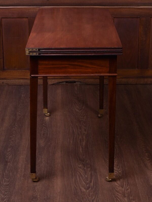 Georgian Mahogany Fold Over Tea Table SAI1850 - Image 14