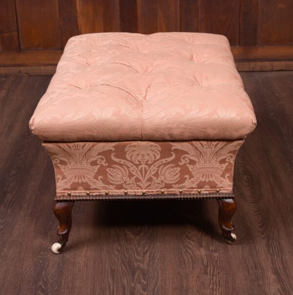 Fantastic Victorian Deep Buttoned Ottoman Stool SAI1862 Antique Furniture 18