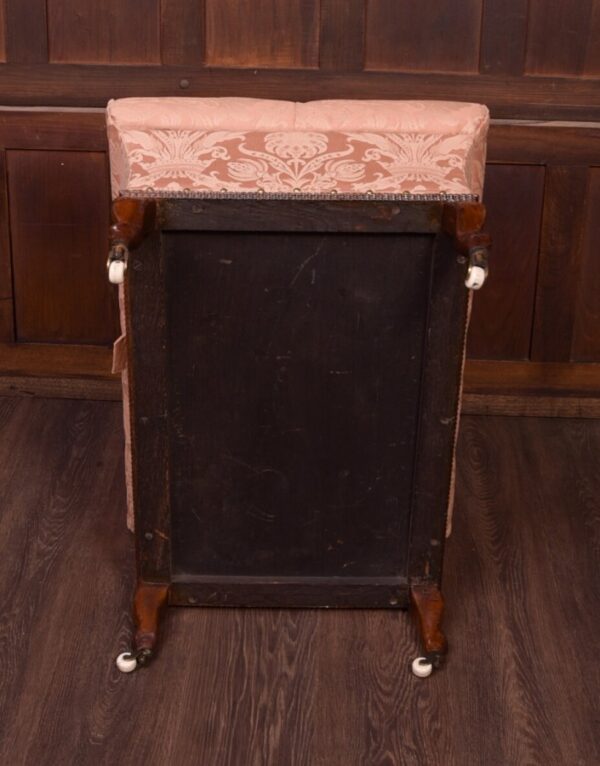 Fantastic Victorian Deep Buttoned Ottoman Stool SAI1862 - Image 11