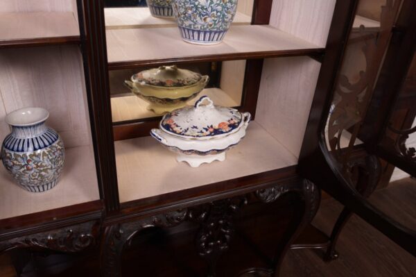 Superb Quality Victorian Mahogany Display Cabinet SAI1857 Antique Furniture 9