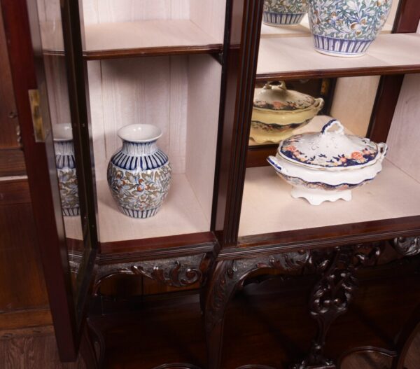 Superb Quality Victorian Mahogany Display Cabinet SAI1857 Antique Furniture 10