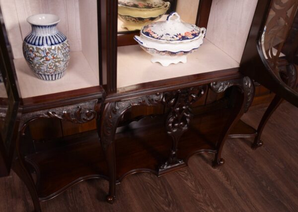 Superb Quality Victorian Mahogany Display Cabinet SAI1857 Antique Furniture 11