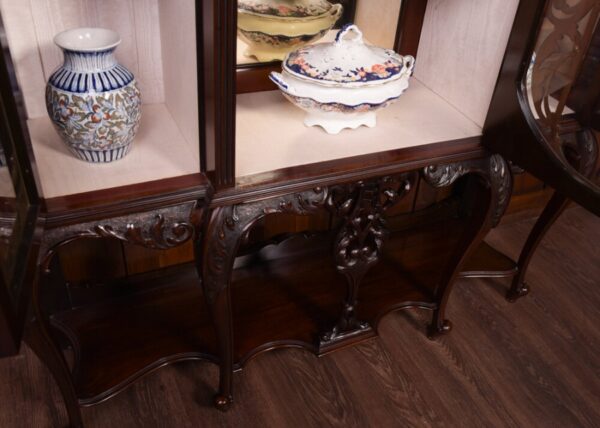 Superb Quality Victorian Mahogany Display Cabinet SAI1857 - Image 9