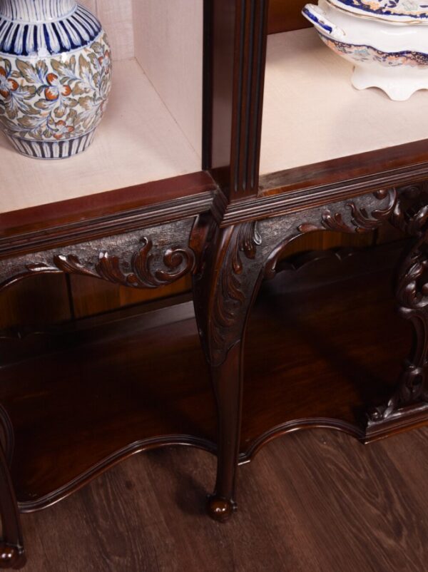 Superb Quality Victorian Mahogany Display Cabinet SAI1857 Antique Furniture 12