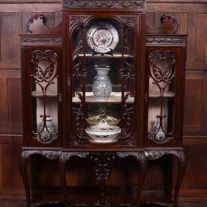 Superb Quality Victorian Mahogany Display Cabinet SAI1857 Antique Furniture