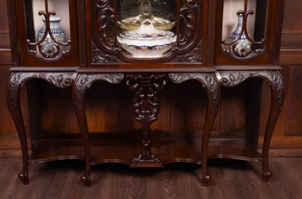 Superb Quality Victorian Mahogany Display Cabinet SAI1857 - Image 13