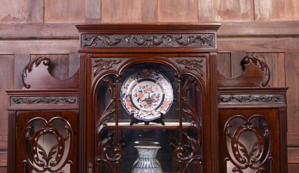Superb Quality Victorian Mahogany Display Cabinet SAI1857 Antique Furniture 16