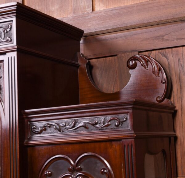 Superb Quality Victorian Mahogany Display Cabinet SAI1857 Antique Furniture 18