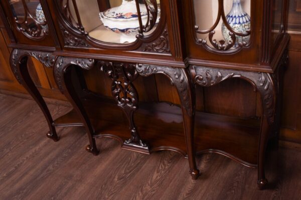 Superb Quality Victorian Mahogany Display Cabinet SAI1857 - Image 17