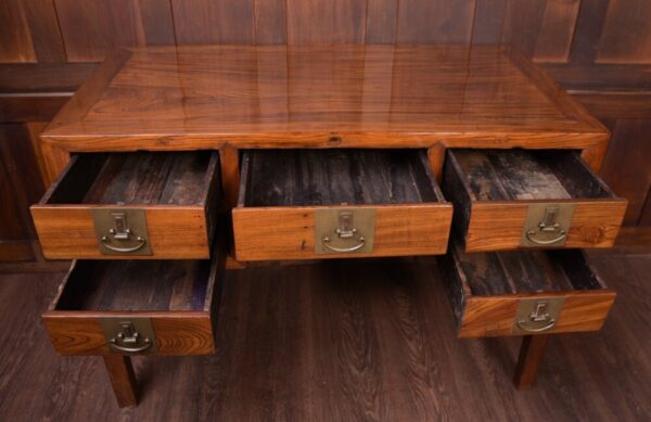 Chinese Elm Wood Knee Hole Desk  SAI1870 Antique Furniture 7