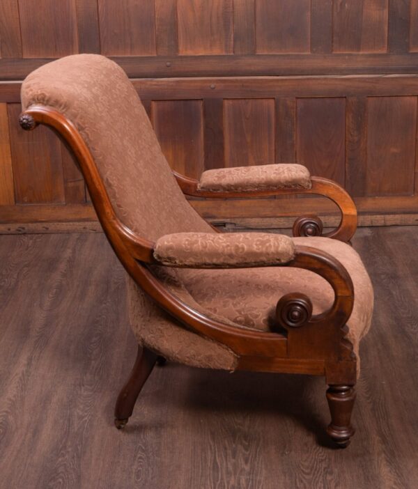 Fabulous Shape Victorian Mahogany Arm Chair SAI1 - Image 8