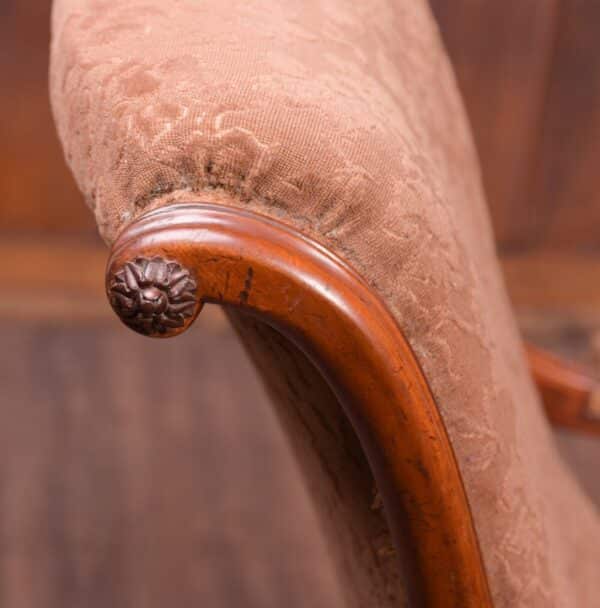 Fabulous Shape Victorian Mahogany Arm Chair SAI1 Antique Furniture 12