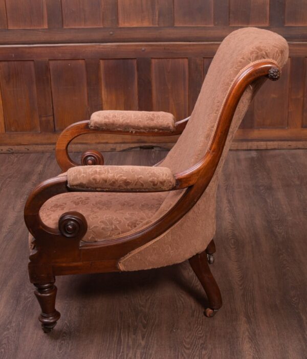 Fabulous Shape Victorian Mahogany Arm Chair SAI1 Antique Furniture 15