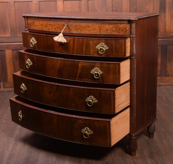 Outstanding Quality Early 19th Century Bow Front Barrel Chest SAI1869 Antique Furniture 10