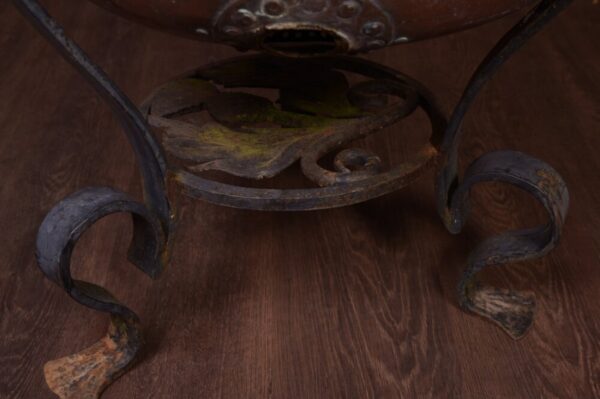 Fantastic 19th Century Large Scottish Copper And And Steel Planter SAI1860 - Image 2