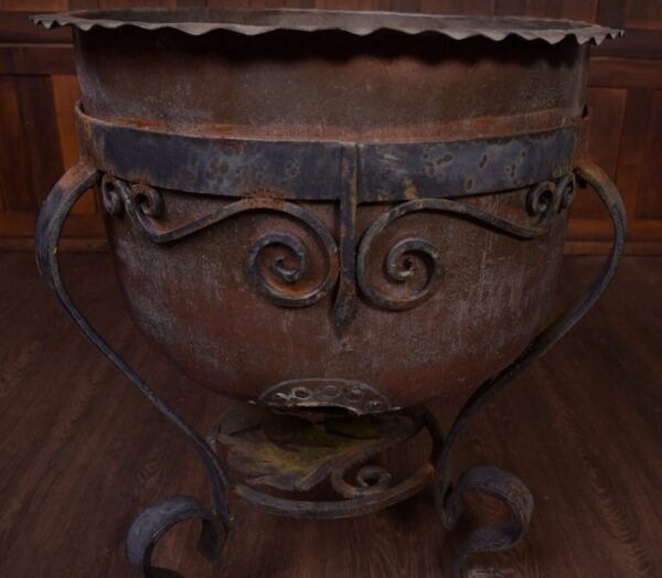 Fantastic 19th Century Large Scottish Copper And And Steel Planter SAI1860 Antique Furniture 5