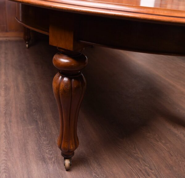Stunning Victorian Mahogany Extending Dining Table SAI1879 - Image 19