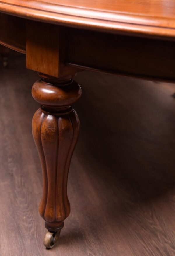 Stunning Victorian Mahogany Extending Dining Table SAI1879 - Image 14