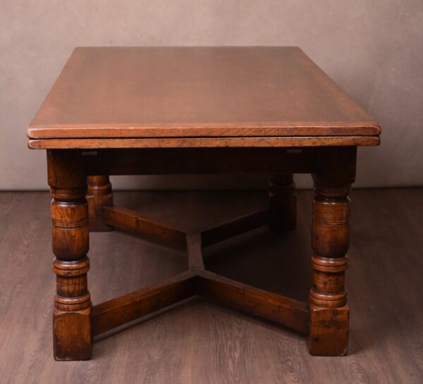 Oak Pull-out Refectory Table SAI1692 Antique Furniture 4