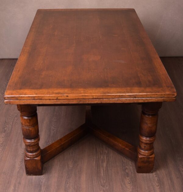 Oak Pull-out Refectory Table SAI1692 Antique Furniture 8