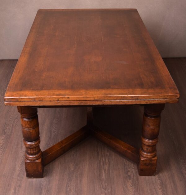 Oak Pull-out Refectory Table SAI1692 - Image 6