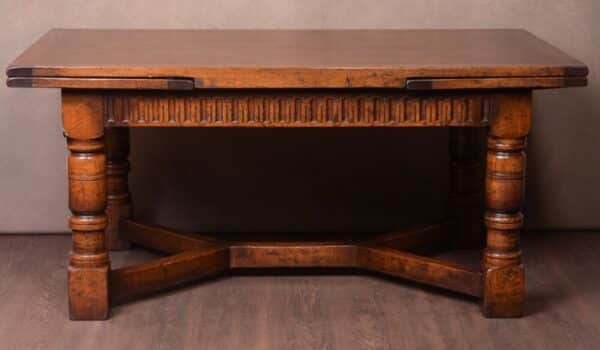 Oak Pull-out Refectory Table SAI1692 - Image 7