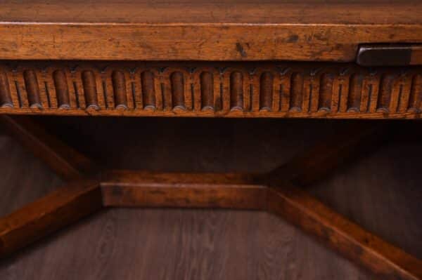 Oak Pull-out Refectory Table SAI1692 - Image 8