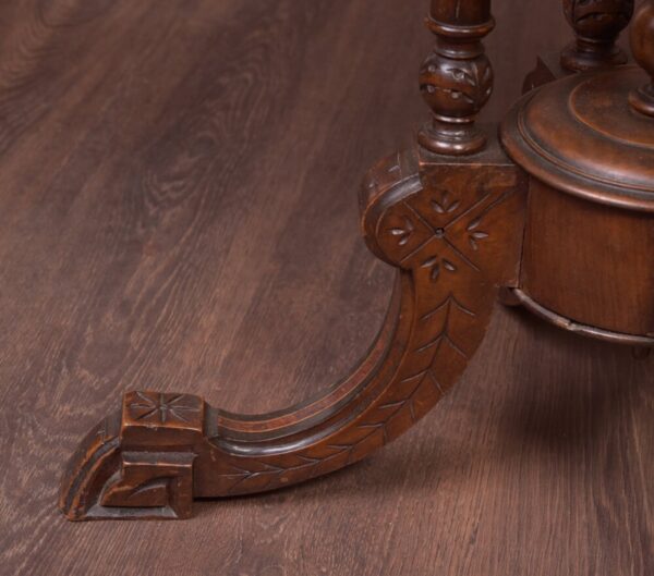Victorian Inlaid Oval Centre Table SAI1903 - Image 5