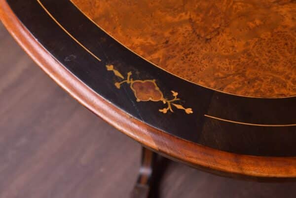 Victorian Inlaid Oval Centre Table SAI1903 Antique Furniture 9