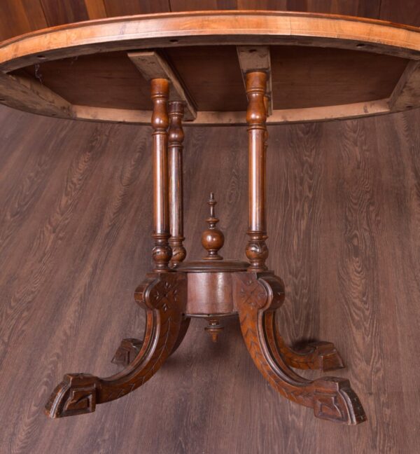 Victorian Inlaid Oval Centre Table SAI1903 Antique Furniture 13