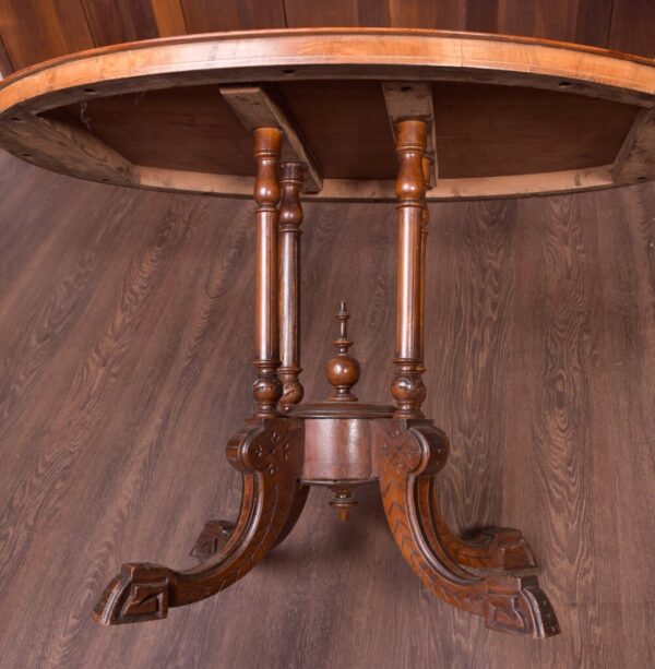 Victorian Inlaid Oval Centre Table SAI1903 Antique Furniture 15