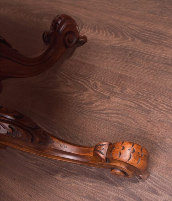 Fabulous Victorian Inlaid Burr Walnut Snap Top Loo Table SAI1905 Antique Furniture 6