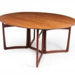 Mid Century Dining Table by Peter Hvidt and Orla Molgaard-Nielsen c1950 Antique Tables