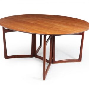 Mid Century Dining Table by Peter Hvidt and Orla Molgaard-Nielsen c1950 Antique Tables