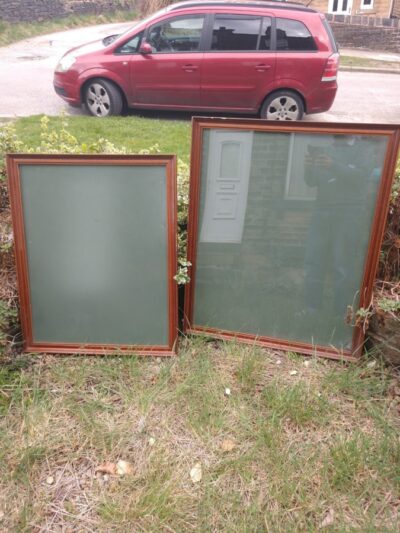 TWO Mid Century Very LARGE Frames Retro for Pop Art or Movie Poster