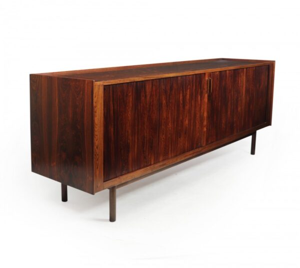 Mid century Danish Tambour Door Sideboard by Kofod Larsen