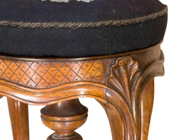 A Rosewood Piano Stool - Image 4