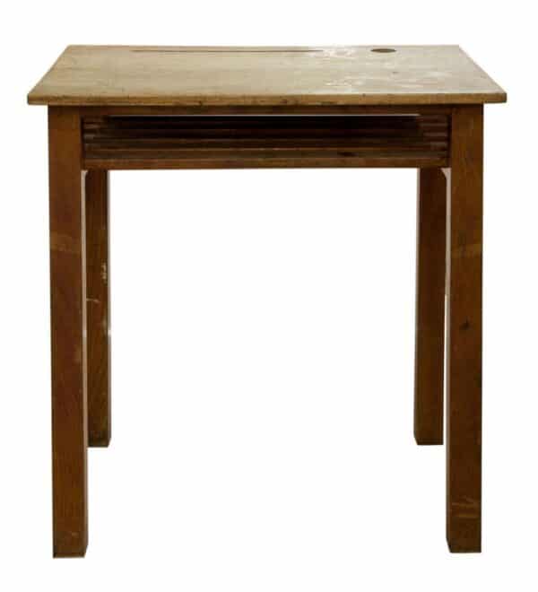 An oak school desk c1930 Antique Furniture 9