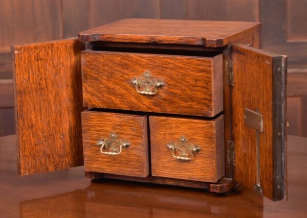 Miniature Safe Jewellery Box SAI2095 Antique Furniture 4