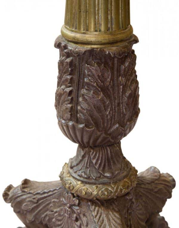 Continental 19thc table lamp - Image 3