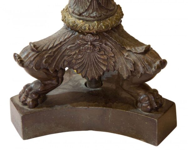 Continental 19thc table lamp - Image 2