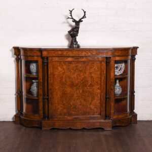 Stunning Victorian Inlaid Burr Walnut Credenza SAI1191 Antique Furniture