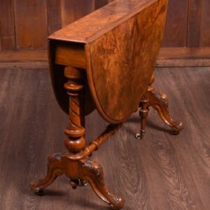 Victorian Burr Walnut Sutherland Table SAI1837 Antique Furniture