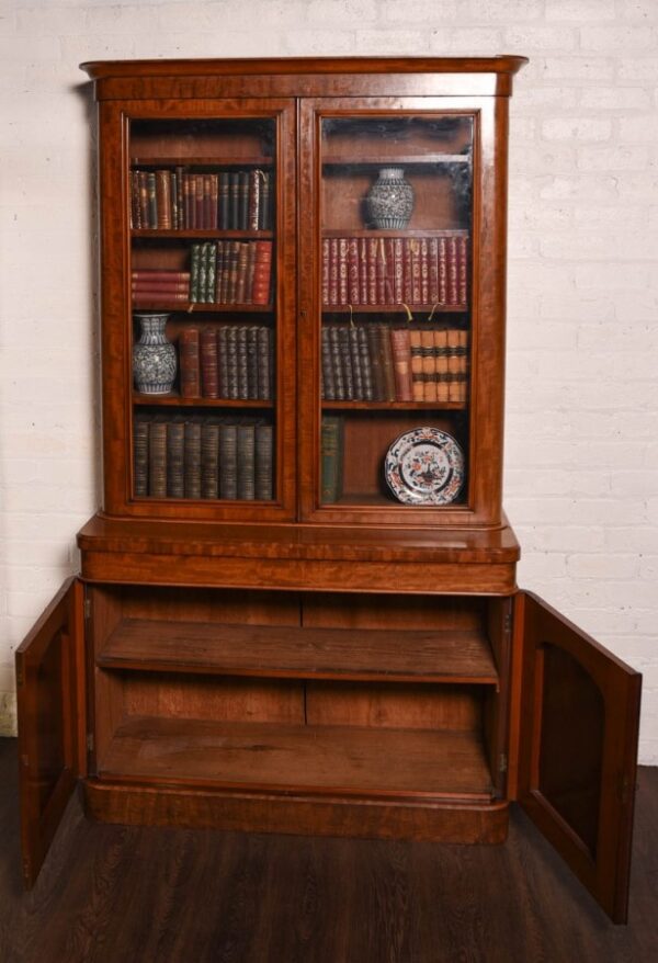 Stunning Victorian Mahogany 2 Door Bookcase SAI1162 Antique Furniture 14