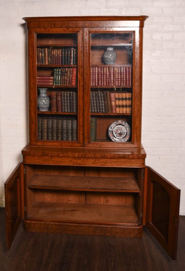 Stunning Victorian Mahogany 2 Door Bookcase SAI1162 - Image 12