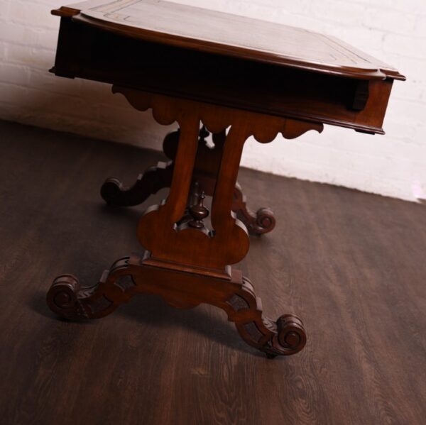Victorian Leather Top Writing Desk SAI1298 - Image 4