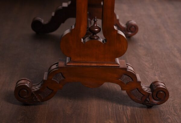 Victorian Leather Top Writing Desk SAI1298 - Image 3